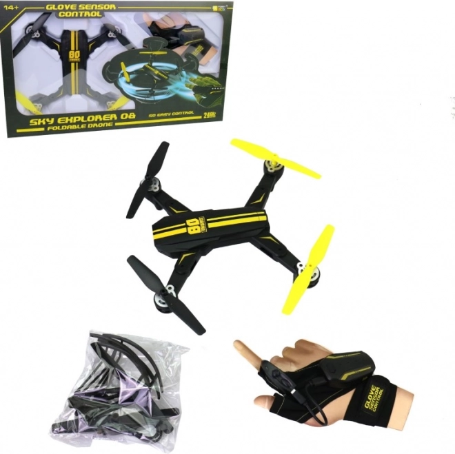 Drone con comando manuale 2,4 GHz