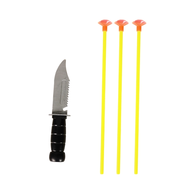 Set completo con coltello e custodia per le frecce