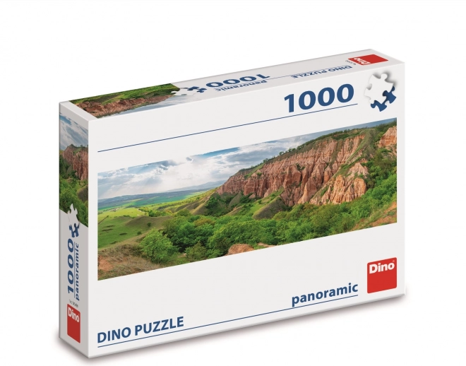 Dino panorámás puzzle Vörös Szikla 1000 darab