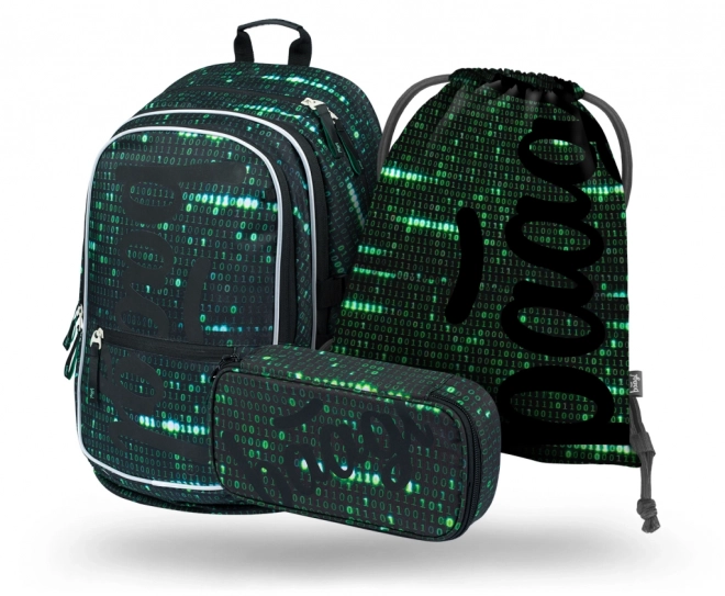 Baagl School Backpack Set Core Numbers