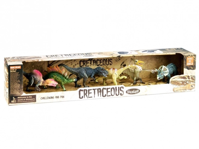 Dinosaur Toy Set with Movable Limbs