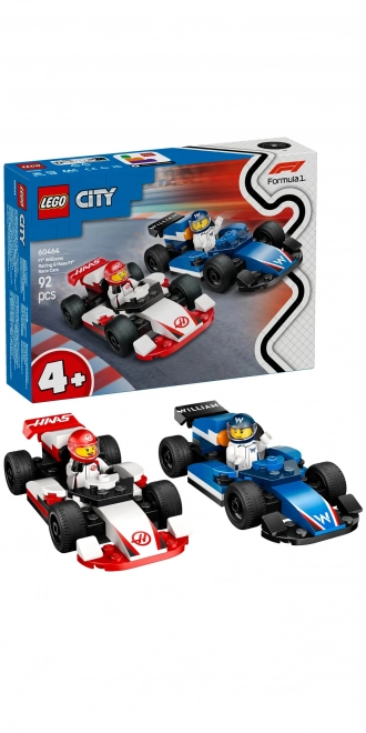 Lego City F1 Racing Cars Williams & Haas