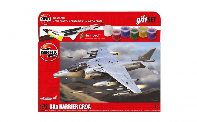 Plastic model gift set BAE Harrier GR.9A 1/72