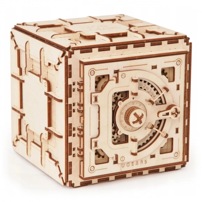 Ugears 3D Wooden Mechanical Safe Puzzle