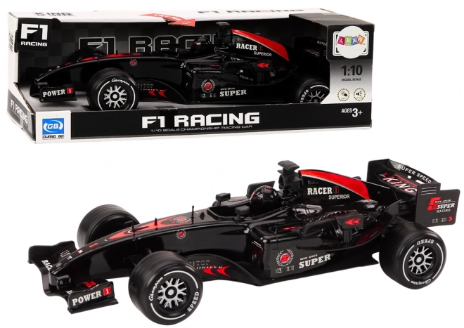 Race Car F1 with Drive 1:10 Black with Sounds