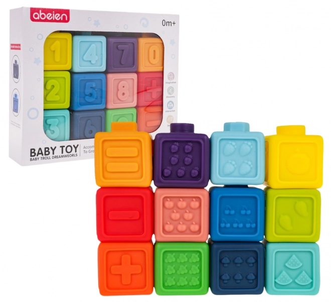 Mathematical Action Rubber Block Set