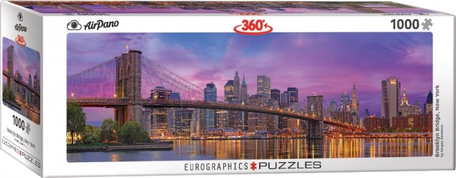 Eurographics New York Brooklyn Bridge Panoramic Puzzle 1000 Pieces