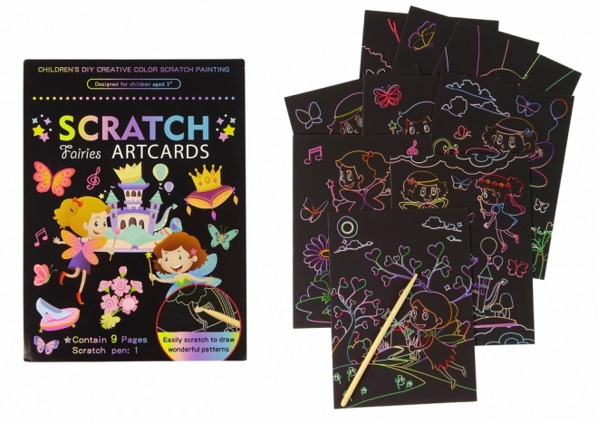 Scratch Fairy Coloring Set for Children