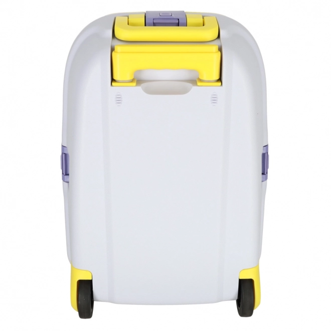 Children's Yellow Cabin Suitcase with LED Wheels