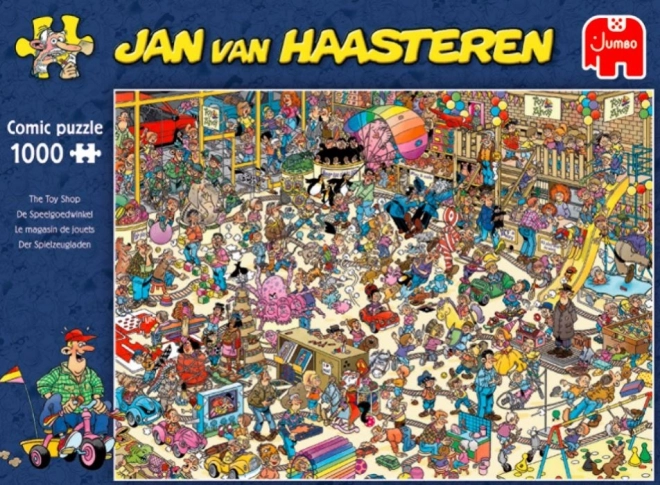 Jumbo Puzzle Toy Store by Jan van Haasteren 1000 Pieces