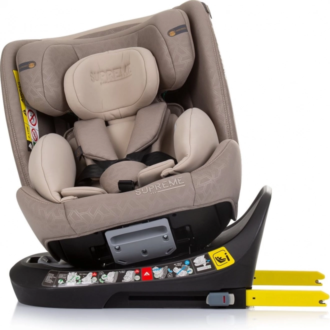 Dětská autosedačka Chipolino Supreme i-Size - Macadamia