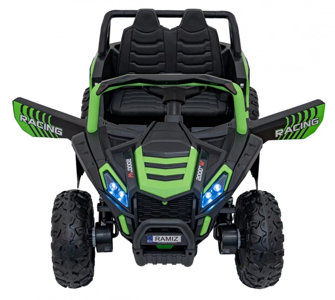 Children's Electric Car Buggy UTV 2000M Racing Green