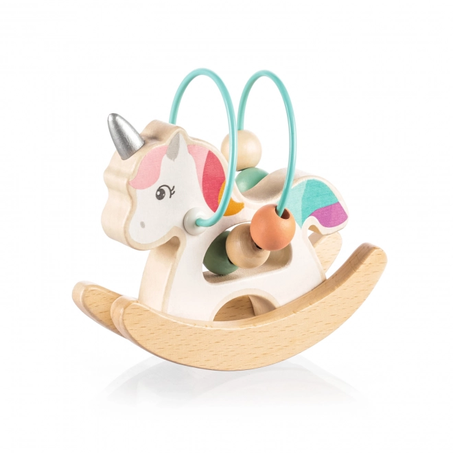 Wooden Activity Unicorn Toy