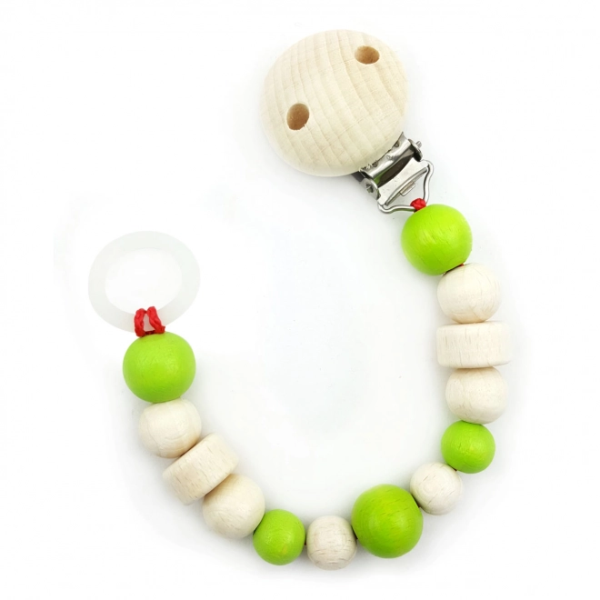 Hess Pacifier Clip Light Green