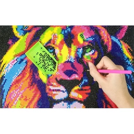 Diamond Painting Mosaic Set 5D Lion