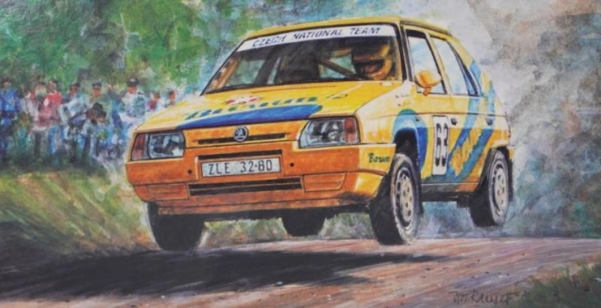 Skoda Favorit Rallye 96 Model Kit 1:28