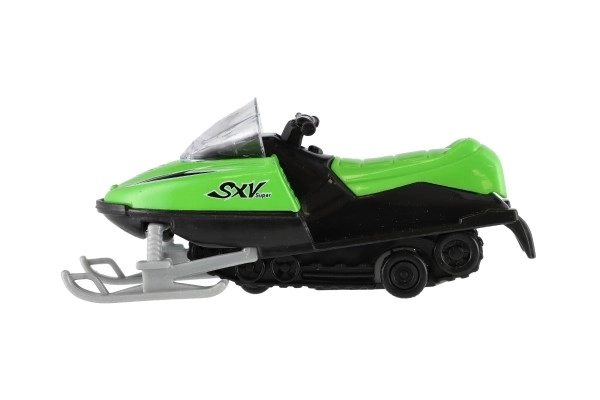 Snowmobile Toy with Pull-Back Action