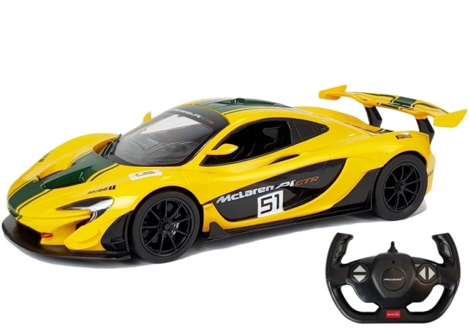 Remote Control Yellow McLaren P1 GTR Toy Car