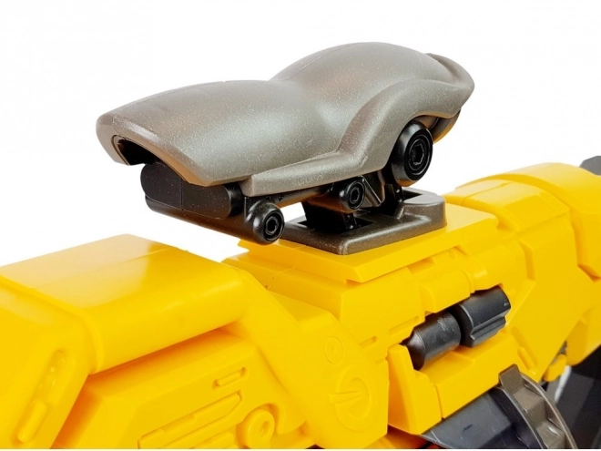 Children's Electric Foam Gun with Rotating Magazine - Yellow
