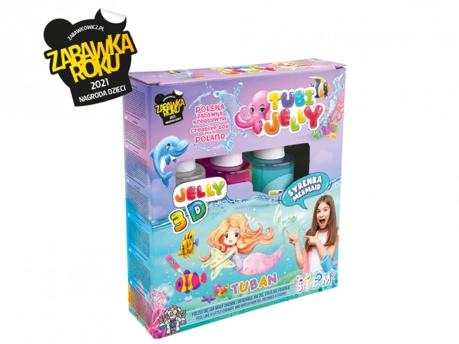 Tubi Jelly Set Mermaid Theme with 3 Colors