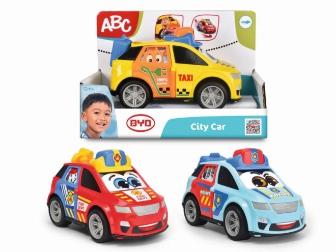 ABC City Car with Opening Doors