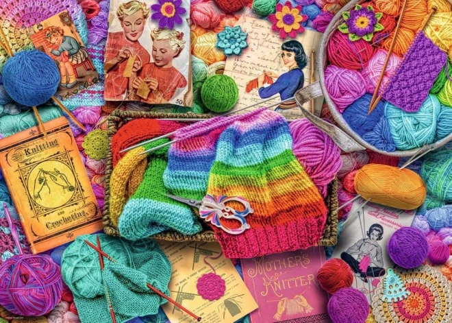 Knitting and Crochet Puzzle 1000 Pieces