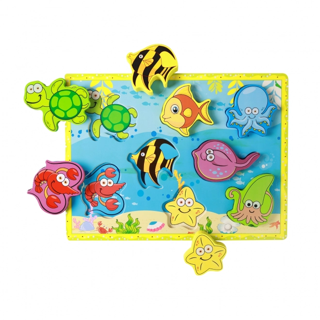 Wooden Underwater World Puzzle