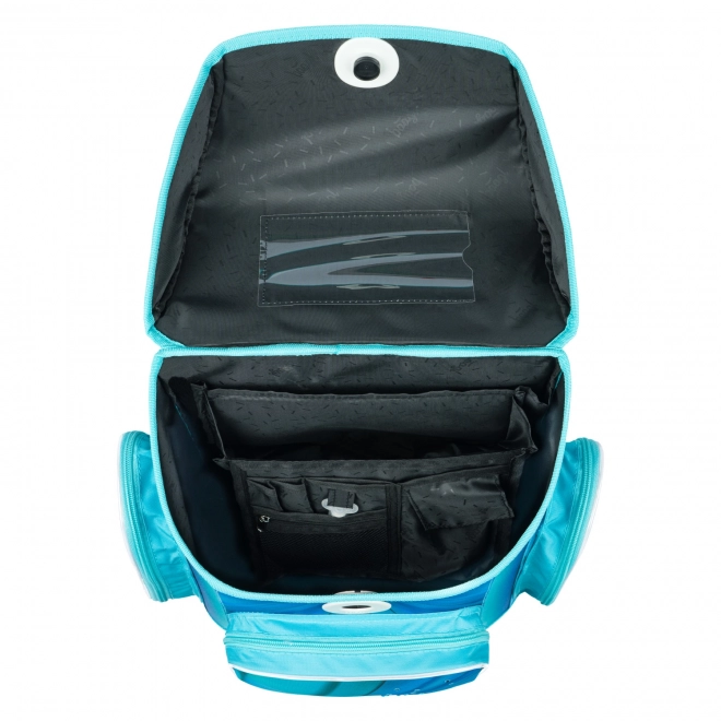 Baagl School Set with Ergo Backpack, Pencil Case, and Shoe Bag Butterfly