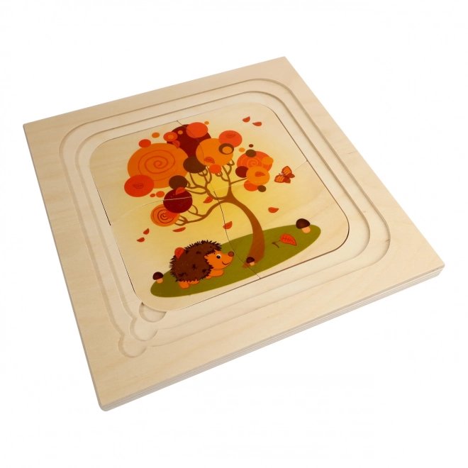 Wooden Puzzle Seasons