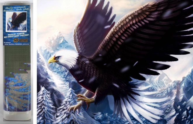 Diamond Embroidery Painting Kit - Eagle in Flight