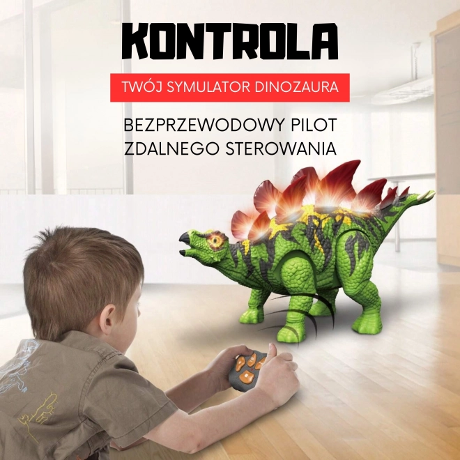 Woopie Dinozaur zdalnie sterowany RC Robot Stegozaur
