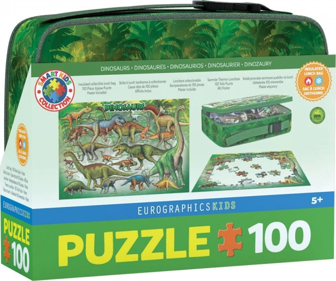 Eurographics Dinosaur Puzzle in Lunch Box