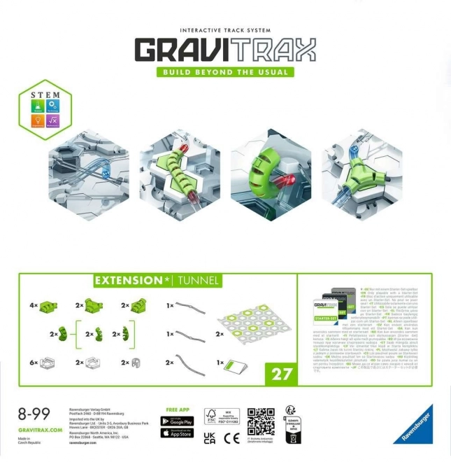 GraviTrax Tunely Track Set