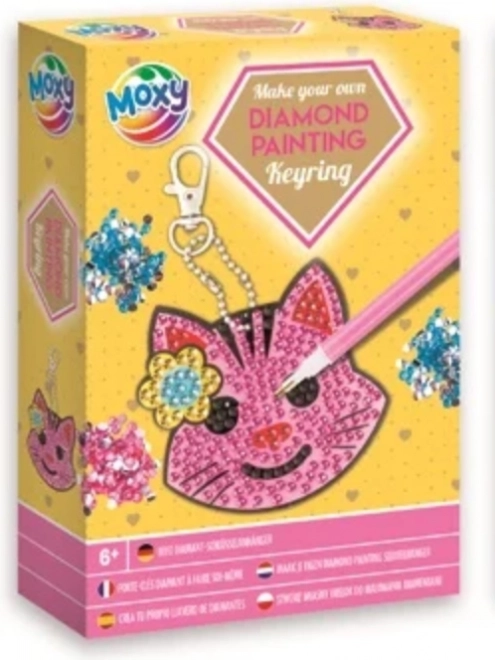 Grafix Diamond Painting Pendant Cat