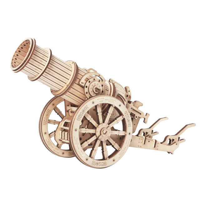 Wooden Medieval Siege Cannon 3D Puzzle