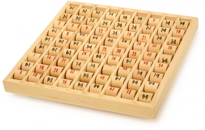 Multiplication Learning Wooden Rollers