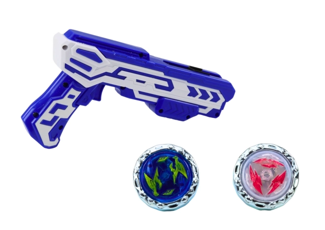 Blue Launcher Gun Set with Light Effects