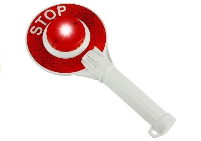 Light-Up Double-Sided Police Traffic Sign Toy