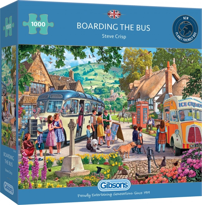 Gibsons Boarding the Bus 1000 Piece Puzzle