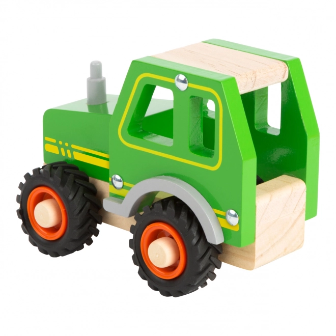 Small Foot Wooden Green Tractor