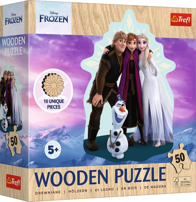 Wooden Puzzle Frozen Friends 50 Pieces