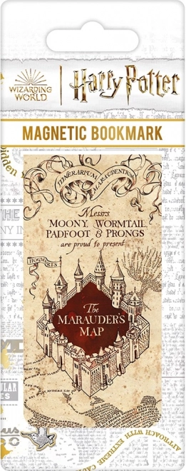 Harry Potter marque-page magnétique Plan des Maraudeurs