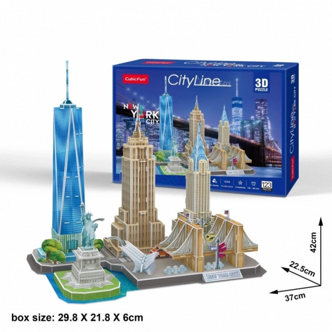 3D Puzzle City Line New York