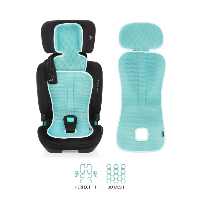 Breathable Car Seat Liner for Group 2/3, Ice Grey