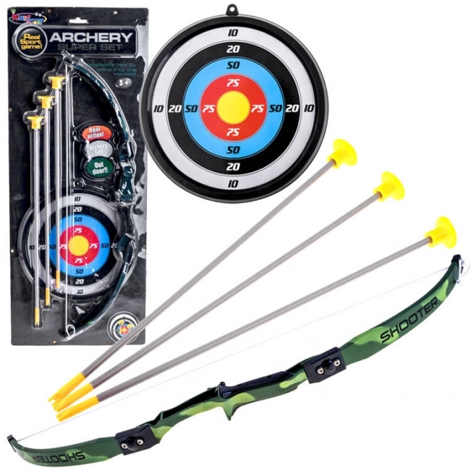 Archery Set with Bow, Target and Arrows