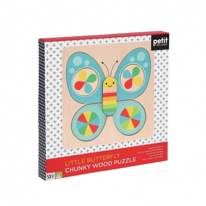 Wooden Butterfly Puzzle by Petit Collage