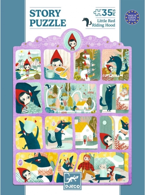 Djeco Little Red Riding Hood Story Puzzle