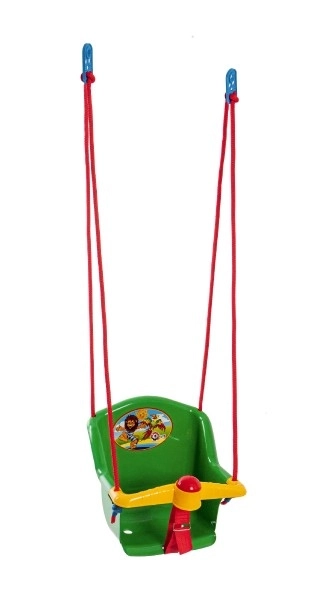 Baby Swing with Squeaker - Green