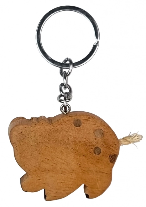 2Kids Wooden Keychain Large Pig