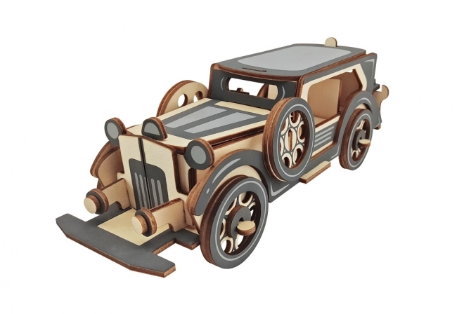 Vintage Limousine Wooden 3D Puzzle